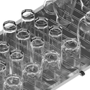 Ver imagem 3 de Organizador Inox Porta Copos Escorredor 40x30 Pia, Mesa - Cinza Inox