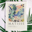 Ver imagem 1 de Quadro Decorativo Abstrato Colorido Matisse 45x34cm:madeira Preta