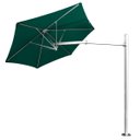 Ver imagem 2 de Ombrelone Lateral Verde - 2,70m de Diâmetro - em Alumínio - para Fixação no Piso - Persianet