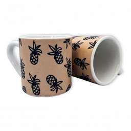 Jogo Xícaras de Café Porcelana com Bandeja 7 Peças 85ml - 3