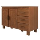 Ver imagem 1 de Balcao com Tampo 2 Portas 120 Cm Madeira Macica Taeda 1241c Castanho Festra