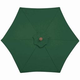 Ombrelone Tramontina em Madeira e Poliéster Verde 3m 14586081 - 4