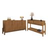 Conjunto Aparador e Buffet 170cm Lizz 04 Portas e 02 Gavetas Cedro Casa D - 1