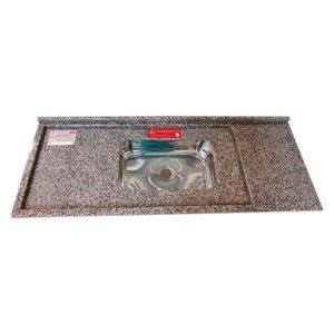 Pia de Cozinha Granito 160 Cm Itabira Master Cuba Simples