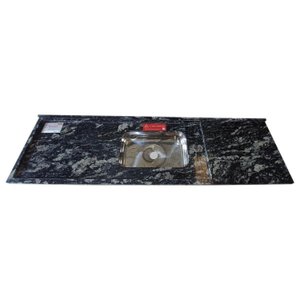 Pia de Cozinha Granito 200 Cm Indiano Master Cuba Simples