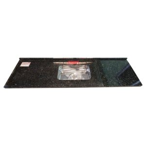 Pia de Cozinha Granito Ubatuba 180cm Master Cuba Simples