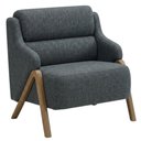Ver imagem 1 de Poltrona Decorativa Madri Pes Madeira Linho Tcs 718 Moll