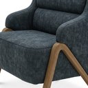 Ver mais imagens de Poltrona Decorativa Madri Pes Madeira Linho Tcs 718 Moll
