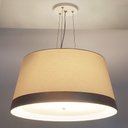 Ver imagem 2 de Luminaria de Teto Pendente Cone Faixa Bronze 50x25