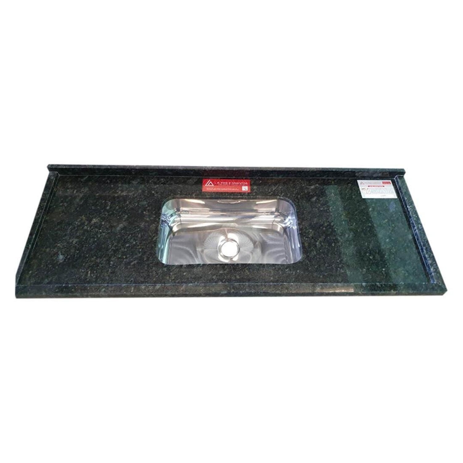 Pia de Cozinha Granito Ubatuba 180cm Plus Cuba Simples - 1