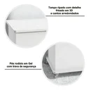 Ver imagem 7 de Recamier Banco Baú Ripado Sapateira Casal Luca - 3 Cores:branco