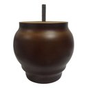 Ver imagem 2 de Kit 8 Pés Torneados Imbuia 10cm Linha Alta Sofá Decoração Mimo