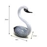 Enfeite Cisne Decorativo Vidro Escultura Objeto Decoração Centro Mesa Adorno Aparador Escritório - 4