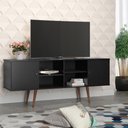 Ver imagem 1 de Rack Bancada Estrela Tv 53" Preto Acetinado