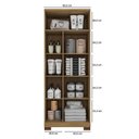 Ver mais imagens de Guarda Roupa Casal Imperial com Cômoda 4 Gavetas New e Armário Multiuso Versatile Carvalho