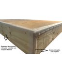 Ver imagem 2 de Base Box Casal Bipartido Blindado Suede Vermelho