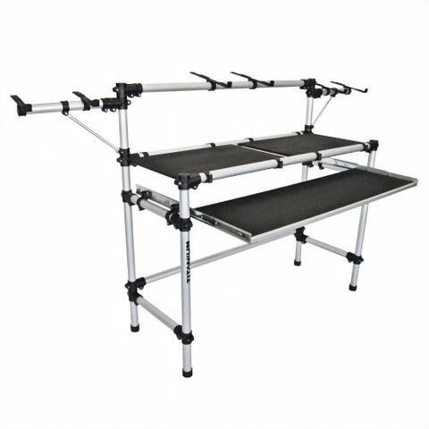 Rack Titanium Rdjlive Suporte Profissional Dj C/ Bandejas