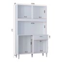 Ver imagem 3 de Cozinha Compacta Cássia 8 Portas 1 Gaveta MDP/MDF Poquema Móveis