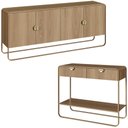 Ver imagem 1 de Balcao Buffet e Aparador 180 Cm Organica Hanover Dourado Artesano