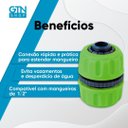 Ver imagem 4 de Emenda Conector para Engate Rápido para Mangueira 4020102 Viqua 1/2"