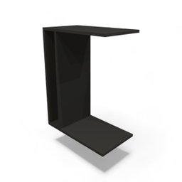 Mesa de Apoio Lateral Noteebok Suporte Braço Sofá Preto - 1
