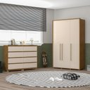 Ver imagem 1 de Guarda-roupa Sevilha 3 Portas Cômoda 8 Gavetas