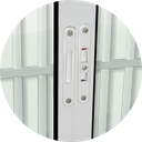 Ver imagem 3 de Janela Alumínio Confort 4F.c/Grade 120 x 150 V.Liso Branco Brimak