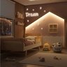 Cama Montessoriana Lift Solteiro com grade e moldura com Led Casatema - 4