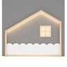 Cama Montessoriana Lift Solteiro com grade e moldura com Led Casatema - 17