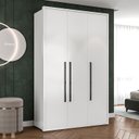 Ver imagem 3 de Guarda-roupa Sevilha 3 Portas Cômoda 8 Gavetas Mesa de Cabeceira 2 Gavetas