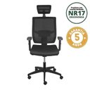 Ver imagem 2 de Kit 2 Cadeiras Escritório Presidente Ergonômica Nr17 Atenas