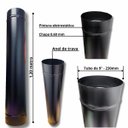 Ver mais imagens de Kit Coifa 1,00 Metro Gourmet Grill Flutuante Inox 1 Tubo