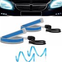 Ver imagem 1 de Fita Par Led Farol Seta Sequencial Carro 60cm Flexivel Luz DRL Iluminaçao Automotivo Pick Up Duster 