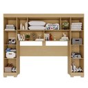 Ver imagem 2 de Guarda-roupa Casal Modulado Odin Premium com Pés 4 Portas Jequitibá/granizo - Pnr Móveis