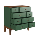 Ver imagem 4 de Cômoda 8 Gavetas Verde