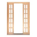 Ver imagem 1 de Porta Balcão de Correr Reto de Madeira Eucalipto Bat 10 Cm Copa Verde Madeiras - 215ax160l