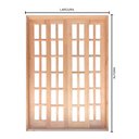 Ver imagem 6 de Porta Balcão de Correr Reto de Madeira Eucalipto Bat 10 Cm Copa Verde Madeiras - 215ax160l