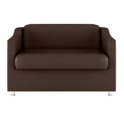 Sofá Namoradeira Tilla Marron 2 Lugares Reforçada - V8 Decor - 2