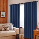 Ver imagem 3 de Cortina Pvc Blackout Corta Luz 280X250 Coleção Nova Admirare Cor:Azul Marinho