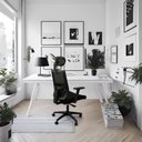 Ver imagem 4 de Kit 8 Cadeiras Escritório Presidente Ergonômica Nr17 Atenas