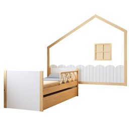 Bicama Garden com Grade e Moldura Infantil com Led Casinha Dream Decor Casatema - 4