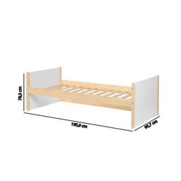 Bicama Garden com Grade e Moldura Infantil com Led Casinha Dream Decor Casatema - 17