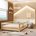Cama Montessoriana Wave Casal e moldura com Led Casatema