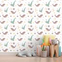 Ver imagem 2 de Papel de Parede Infantil - Baleias Arte Destaque 2 Metros
