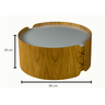 Mesa de Centro para Sala de Estar Redonda Istambul  - 3