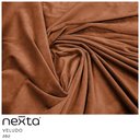 Ver imagem 4 de Sofá Curvo Montserrat 150cm 2 Lugares Veludo Terracota - Nexta Casa