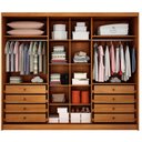 Ver imagem 3 de Guarda Roupa Casal Livorno Plus 6 Portas 8 Gavetas Cinamomo Fendi - Novo Horizonte