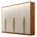 Ver imagem 1 de Guarda Roupa Casal Livorno Plus 6 Portas 8 Gavetas Cinamomo Fendi - Novo Horizonte
