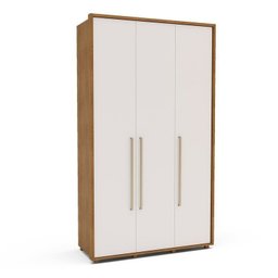 Guarda-roupa Coimbra 3 Portas Cômoda 4 Gavetas Mesa de Cabeceira 2 Gavetas - 4