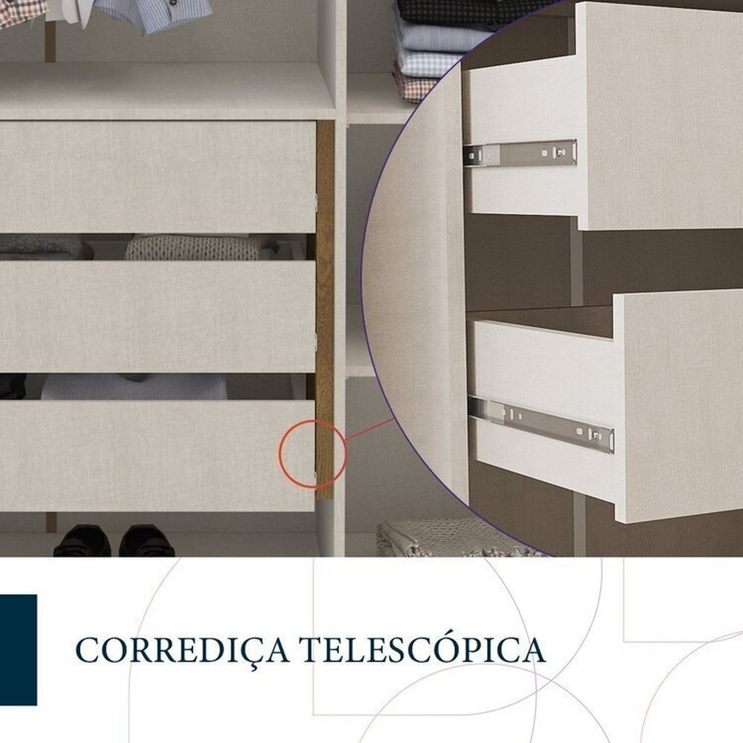 Guarda-roupa Coimbra 3 Portas Cômoda 4 Gavetas Mesa de Cabeceira 2 Gavetas - 10